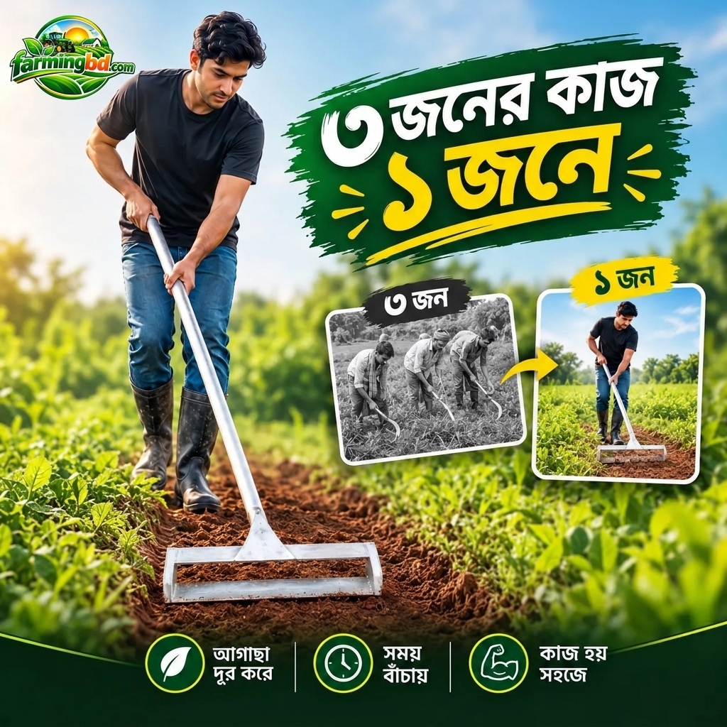 জমির আগাছা পরিষ্কারের স্মার্ট নিরানি যন্ত্র